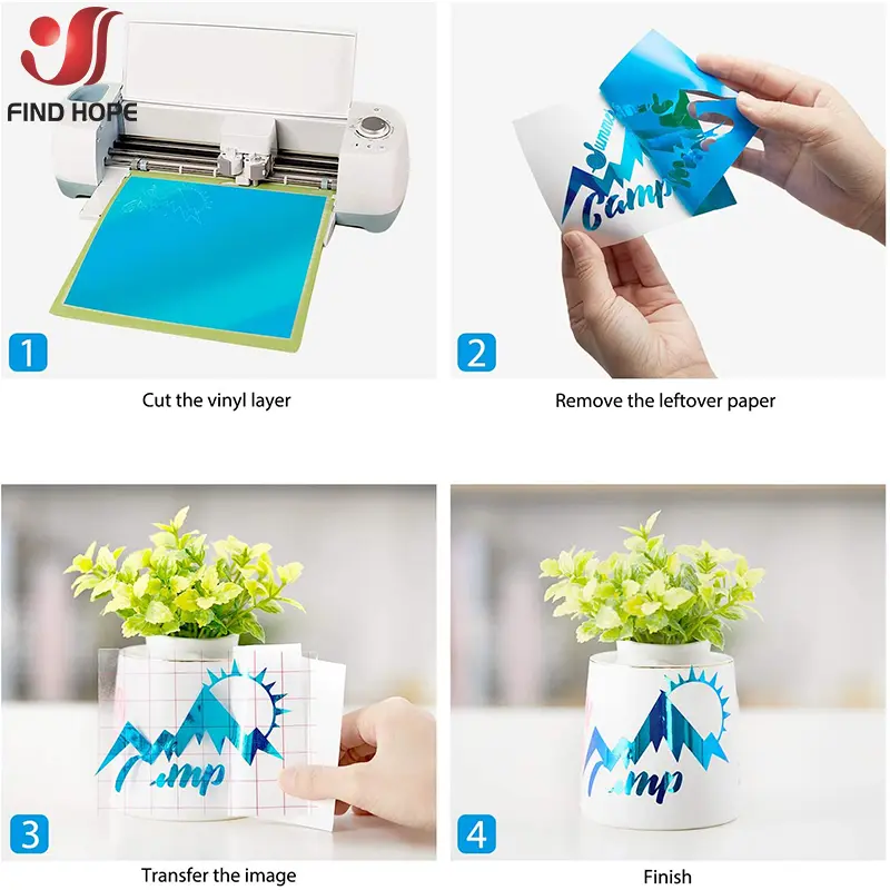 30*25/100cm Adhesive Craft Vinyl Film Roll Permanent Craft Outdoor Decal DIY Car/Wall/Laptop/Window Decor for cut