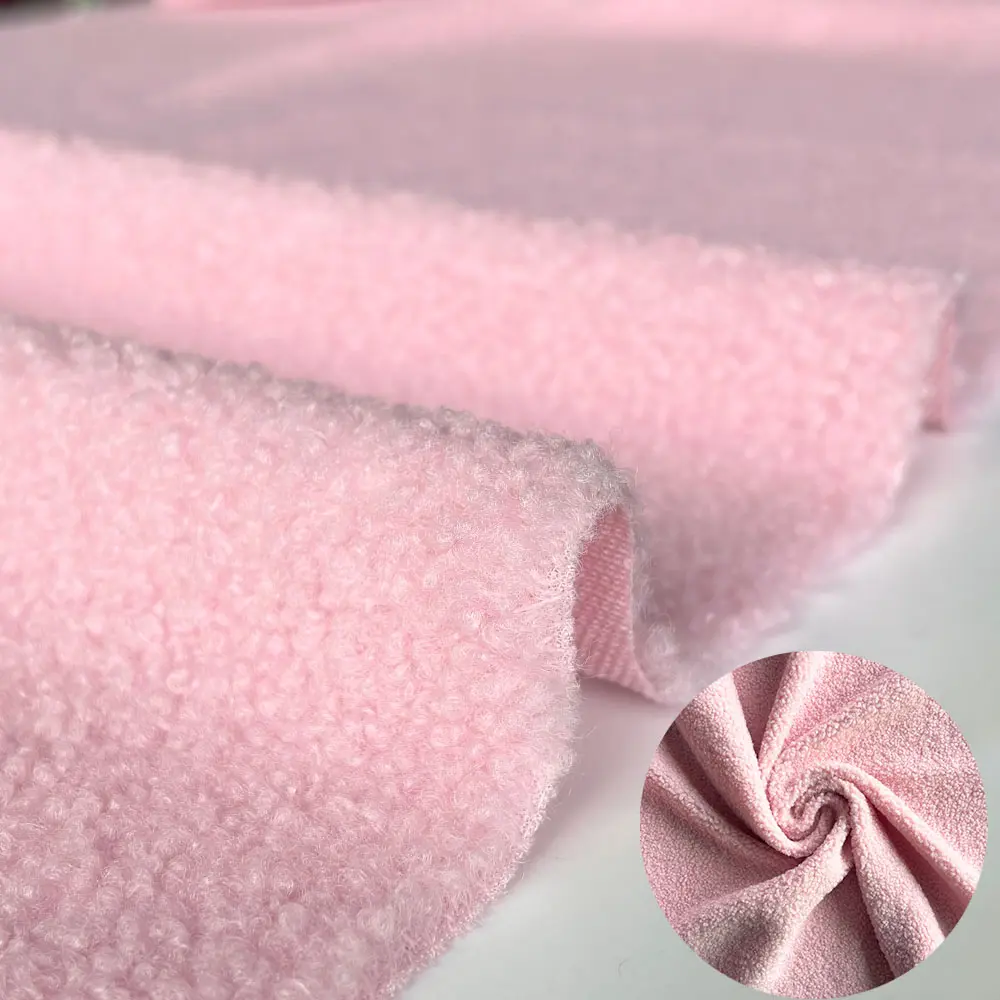 160x50cm Thicken Warm Faux Lamb Wool Fabric Coral Fleece Plush For DIY Apparel Sewing Lining Coat Baby Blankets Scarf Materials
