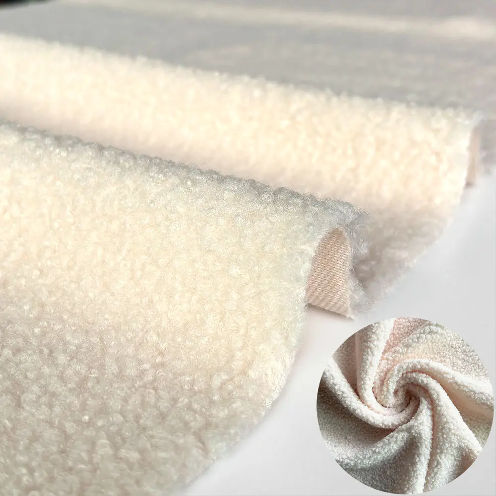 160x50cm Thicken Warm Faux Lamb Wool Fabric Coral Fleece Plush For DIY Apparel Sewing Lining Coat Baby Blankets Scarf Materials