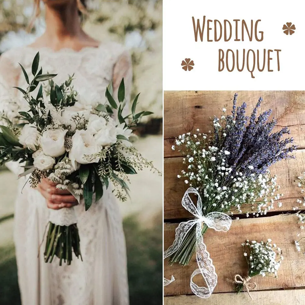 2025 Trending Boho White Lace Trim Floral Ribbon for Wedding Decor DIY Craft Baby Shower Gift Wrapping & Boho Bridal Accessories