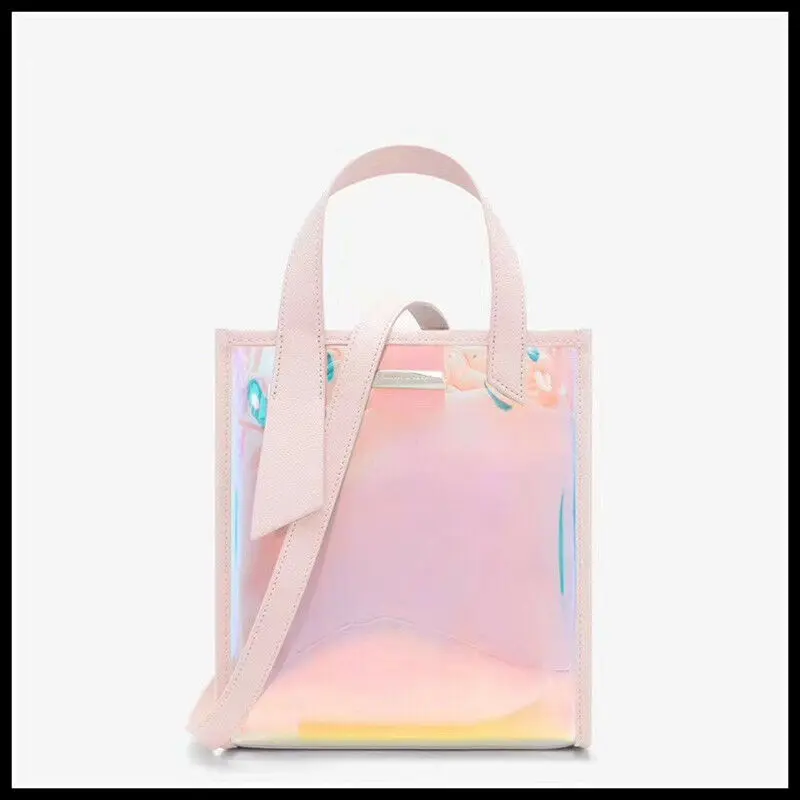 Iridescent Holographic Rainbow PU Faux Leather Fabric Laser  Hair Bows Earring Making DIY Material Thickness 0.9mm waterproof