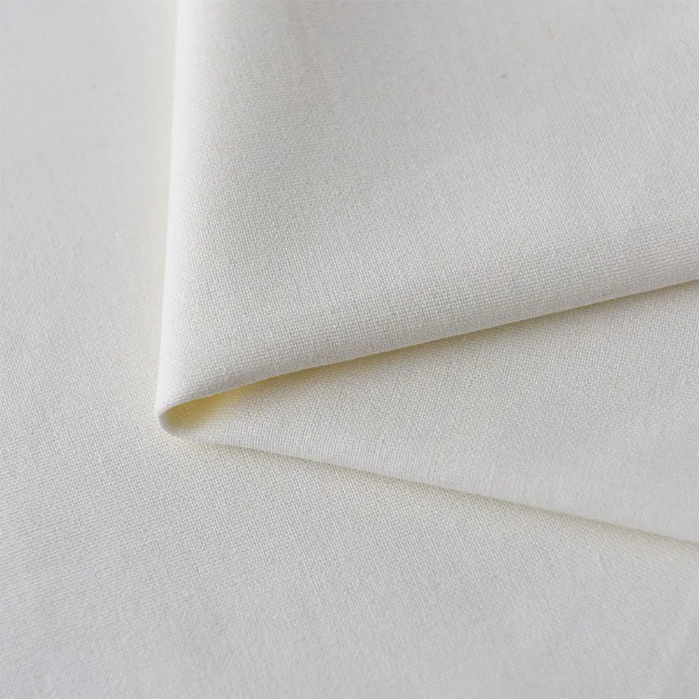 50cm Cotton Linen Fabric Pure Color Soft For DIY Shirt Clothing Curtain Luggage Home Textile Tablecloth Sewing Embroidery Cloth