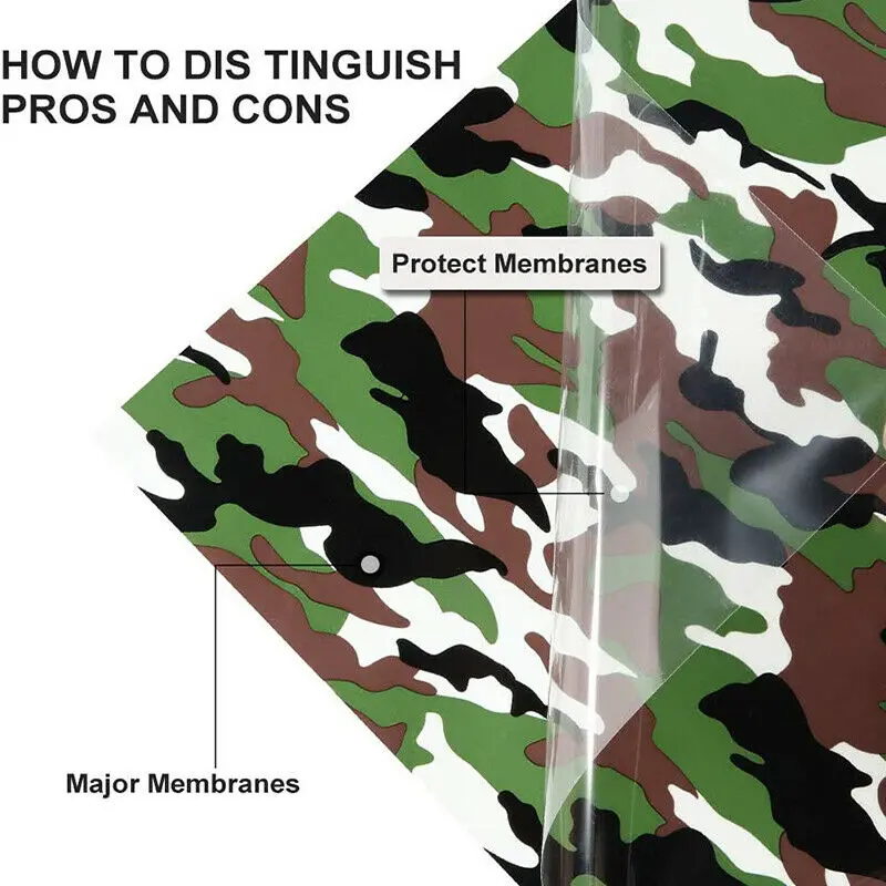Camouflage HTV Vinyl 50x100cm for Tactical Gear Sportswear Lettering Military Patch Craft Cut Silhouette Compatible DIY Supplies