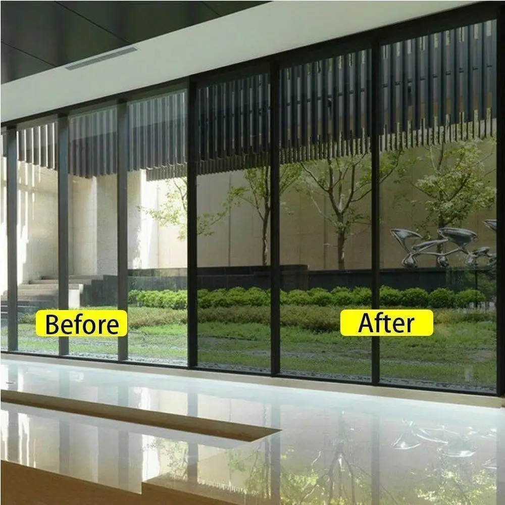30 x 100cm Mirror Insulation Solar Tint Window Film Stickers UV Reflective One Way Privacy Decoration For Home Office Glass DIY