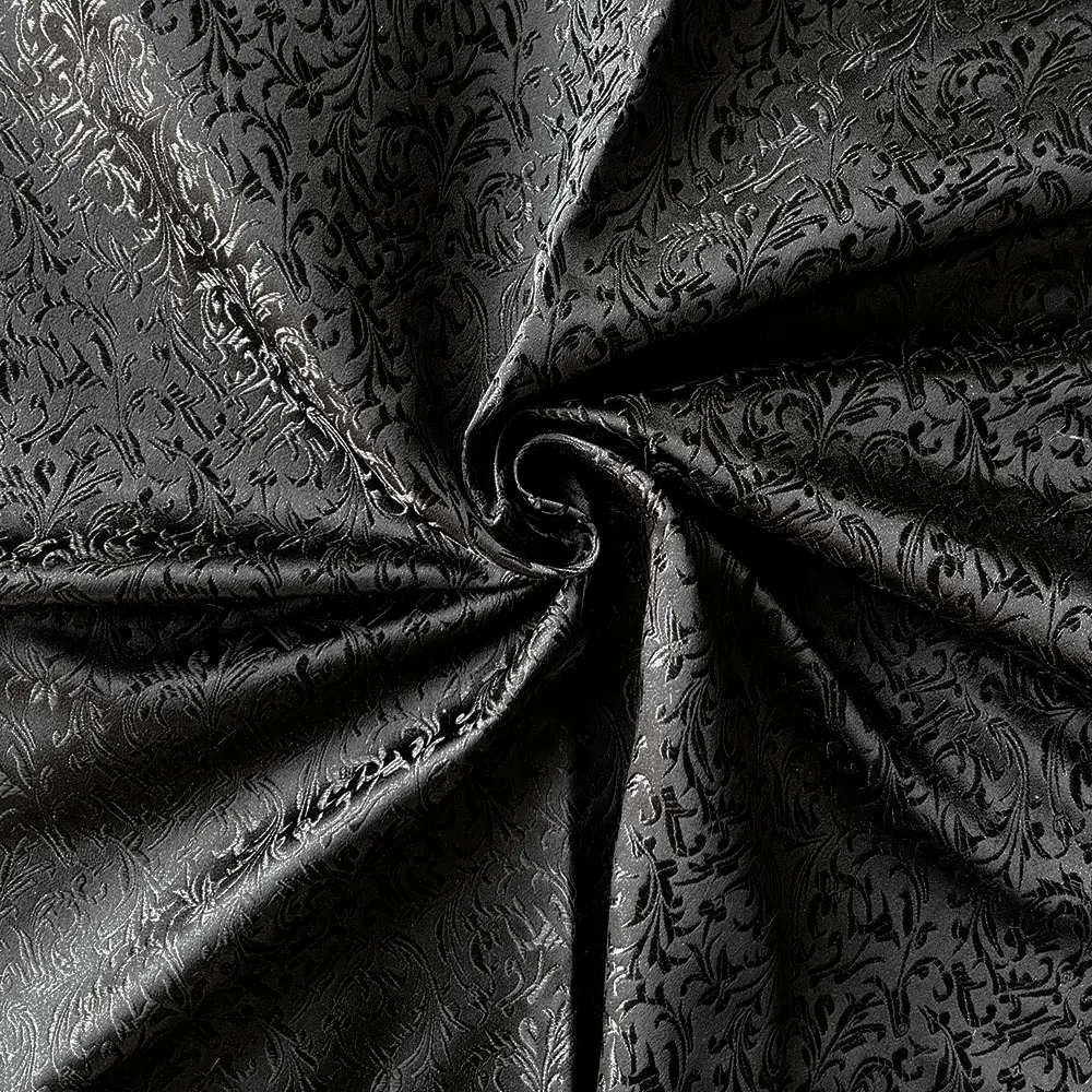 High Quality Brocade Jacquard Wheat Floral Pattern Damask Satin Fabric For DIY Cheongsam Dress Upholstery Cloth Sewing Materials