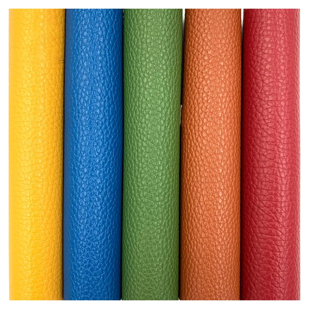 A4 Pebbled Vegan Leather Sheet 0.6mm Waterproof Doll Shoes Making Fabric Brooch Earring DIY Kit Litchi Texture Crafting Material