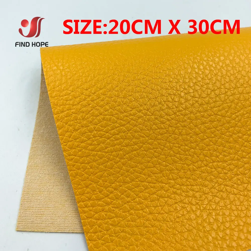 A4 Pebbled Vegan Leather Sheet 0.6mm Waterproof Doll Shoes Making Fabric Brooch Earring DIY Kit Litchi Texture Crafting Material