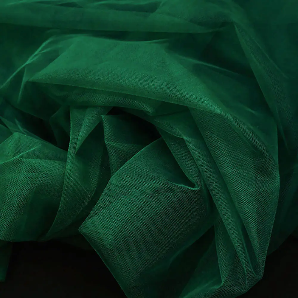 90x155cm White Nylon Tulle Fabric Flesh Color Fine Mesh DIY Sewing for Couture Bridal Veil Clothes Home Curtain Festive Backdrop