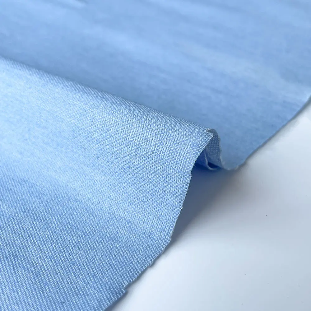 Vintage Washed Denim Fabric Lightweight Soft Cotton 145cm Width for DIY Sew Adult Coat Pants Doll Clothes Miniature Jeans Crafts