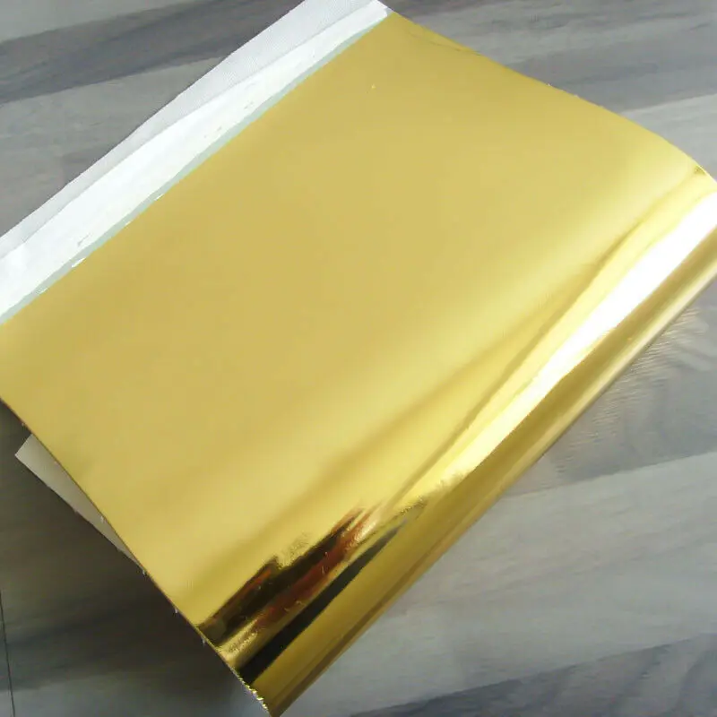 Mirror Shiny Glossy PU Faux Leather Sewing Fabric Sheets Electroplate Laser DIY Bag Bow Earring Craft Material