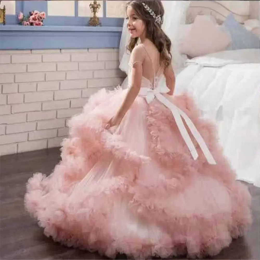 1Yard Pink White Blue Puff Skirt Lace Fabrics 3D Mesh Pleated For Sew Doll Clothes Headwear Curtain Party Background Decoration