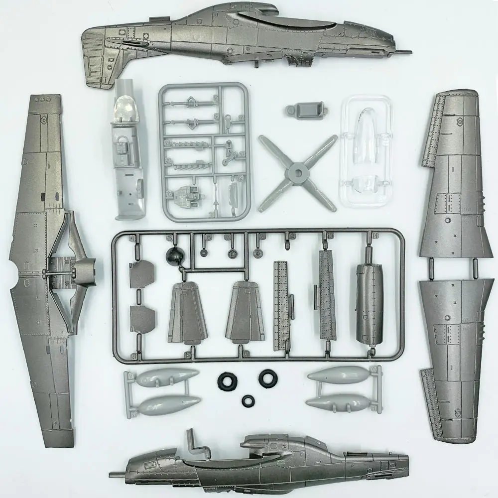 1/48 4D Mustang P-51 Fighter Assemble Model  World War Puzzle Airplane aircraft Collections Scene Sandpan Game Model Toy