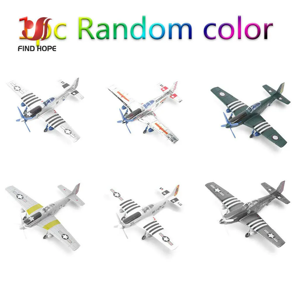 1/48 4D Mustang P-51 Fighter Assemble Model  World War Puzzle Airplane aircraft Collections Scene Sandpan Game Model Toy