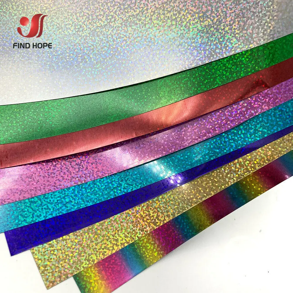 20cm*25cm Bundle Glitter Shiny Heat Transfer Vinyl Iron-on Heat Press HTV T-shirt Textiles cut Craft Cutter Film