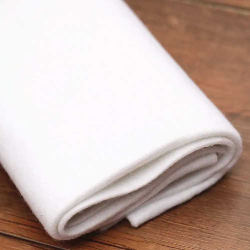 39in X 19in Fusible Interfacing Iron-On Non-Woven Fabric Single Side For Sewing Cover Stitches on The Back of Zip Project