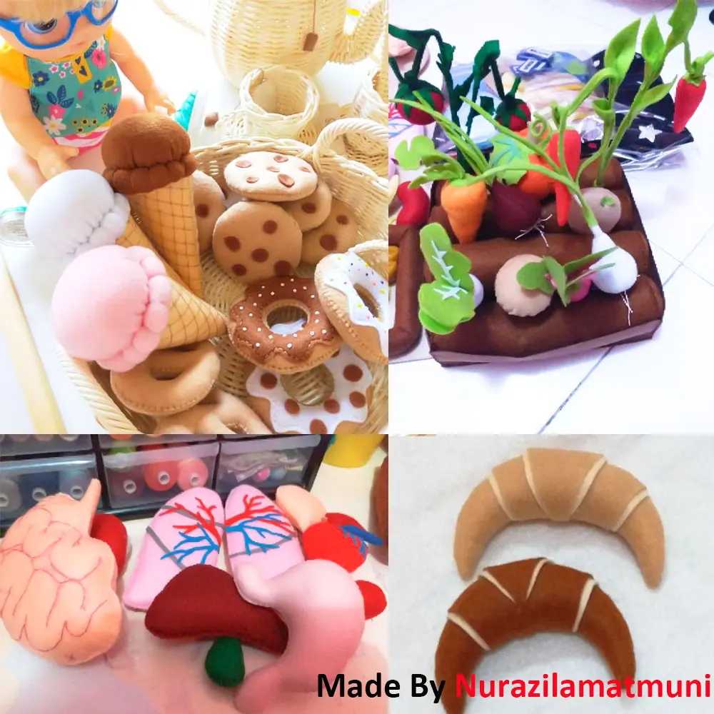 Soft Felt Fabric Non-Woven DIY Handmade Sewing Dolls Xmas Kids Crafts Accessories Material Children's Day Gift 1.4mm Thick