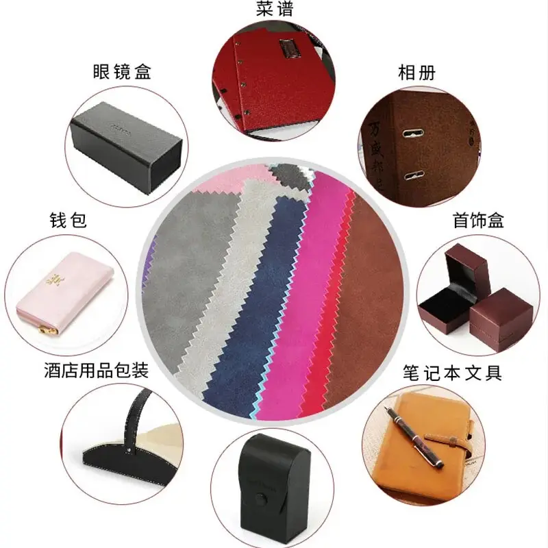 Faux Suede SheepSkin PU Leather Fabric Waterproof Synthetic Sewing Bow DIY Craft Doll Accessories Material Handmade