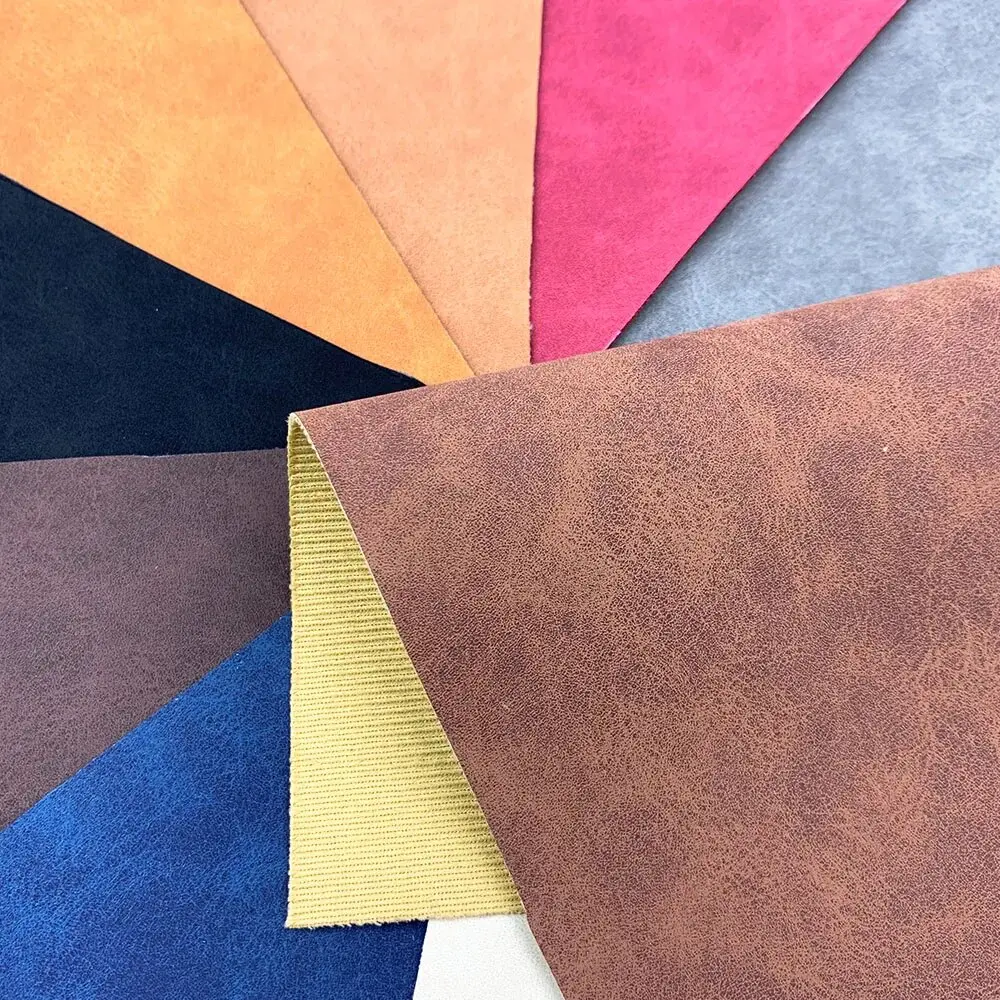 Faux Suede SheepSkin PU Leather Fabric Waterproof Synthetic Sewing Bow DIY Craft Doll Accessories Material Handmade