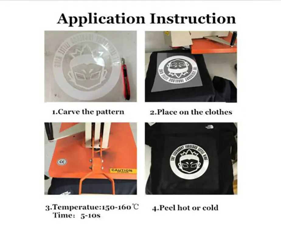 PU Heat Transfer Vinyl Iron-on T-Shirt Textiles cut Film Heat Press Vinyl Roll HTV Printing Clothing for cut Cameo DIY