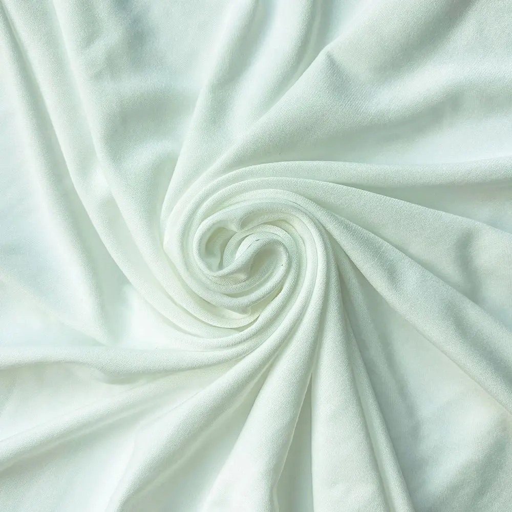 50X165cm Solid Color 4-way Stretch Jersey Fabric for DIY Sewing Dress Textile Sportswear T-Shirt Head Scarf and Home Decoration