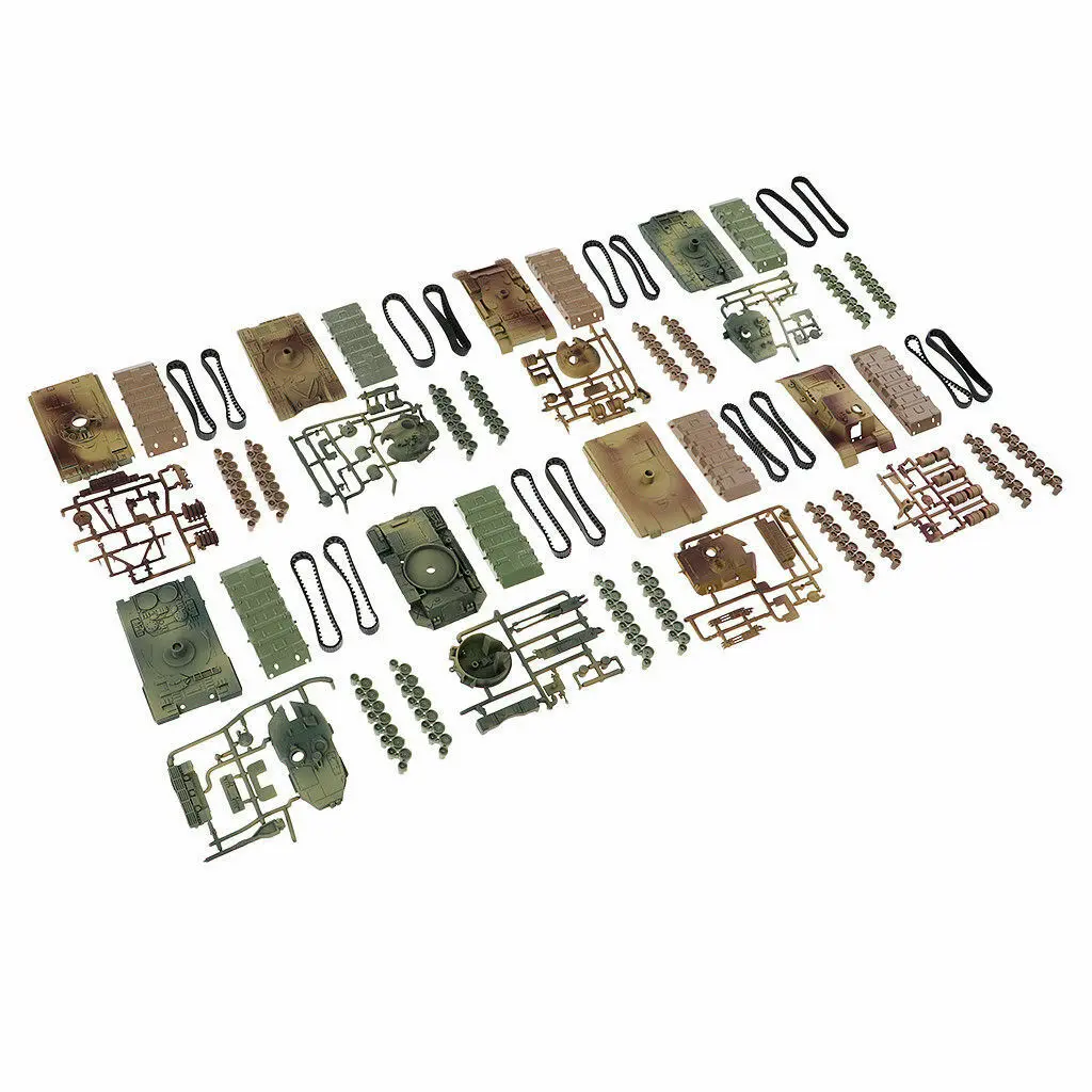 1/72 4D Assemble Tank Model Kit T72-M1 JSU-152 M1 Panther II The Battle Chariot Series World War Toy
