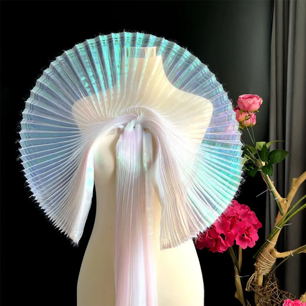 100*150cm Pleated Organza Fabric For Sewing Girls Skirt Dress Handicraft Clothing DIY Supplies Apparels Needlework Accessories