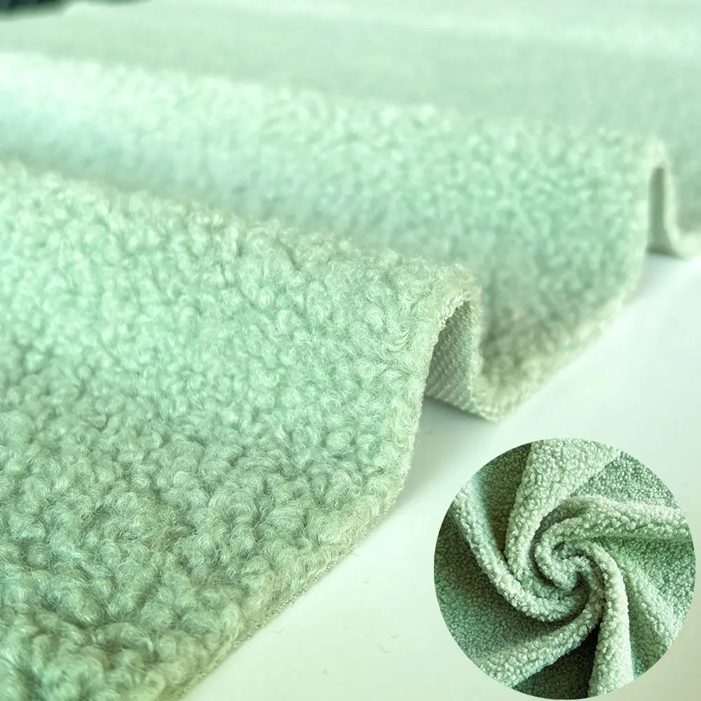 160cmx50cm Thicken Warm Lamb Wool Fabric Coral Fleece Plush Doll Micro-elastic Flannelette Lining Coat DIY Apparel Sewing Jacket