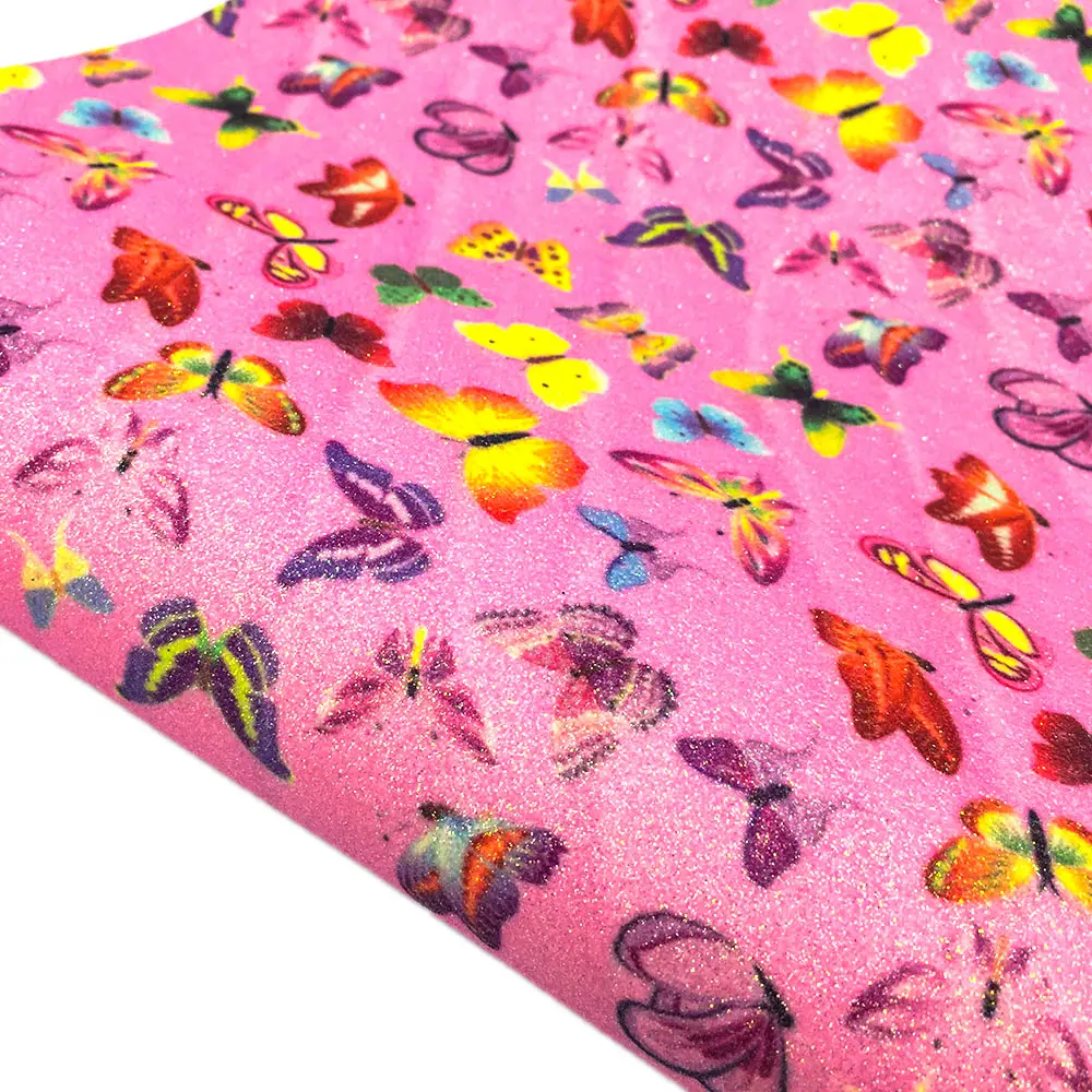 A4 Vegan Leather Sheet Sparkle Rainbow PU Fabric for DIY Phone Case Handmade Earring Bows Hair Clip Kit Miniature Craft Supplies
