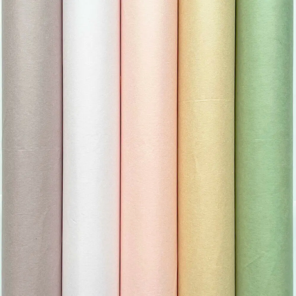 10 Sheets/Pack 70*50cm Solid Color Tissue Paper Flowers Wrapping Translucent Paper Gift Florist Pack Wedding Decor DIY Material