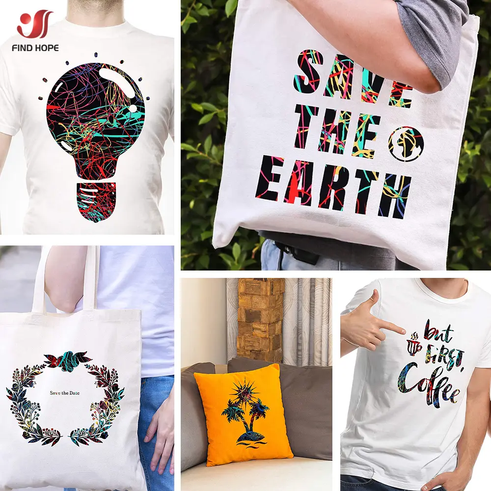 50cmx100cm Multicolor TPU Heat Transfer Vinyl Film Heat Press Machine Iron On Tshirts HTV Printing Roll DIY Clothing Hats Decor