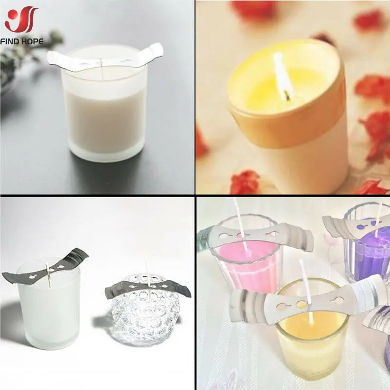 100Pcs Candle Wicks 2.5/9/15/20cm Smokeless Wax Pure Cotton Core For DIY Candles Making Pre-Waxed Wick Handmade Material Tools