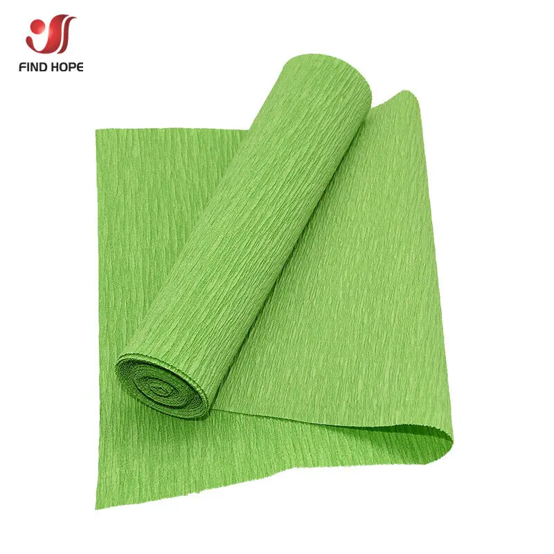 25cm x 250cm 3rolls/set Crinkled Crepe Paper Gifts Flower Wrapping Wedding Festive Party Decoration DIY Fold Scrapbooking Crafts