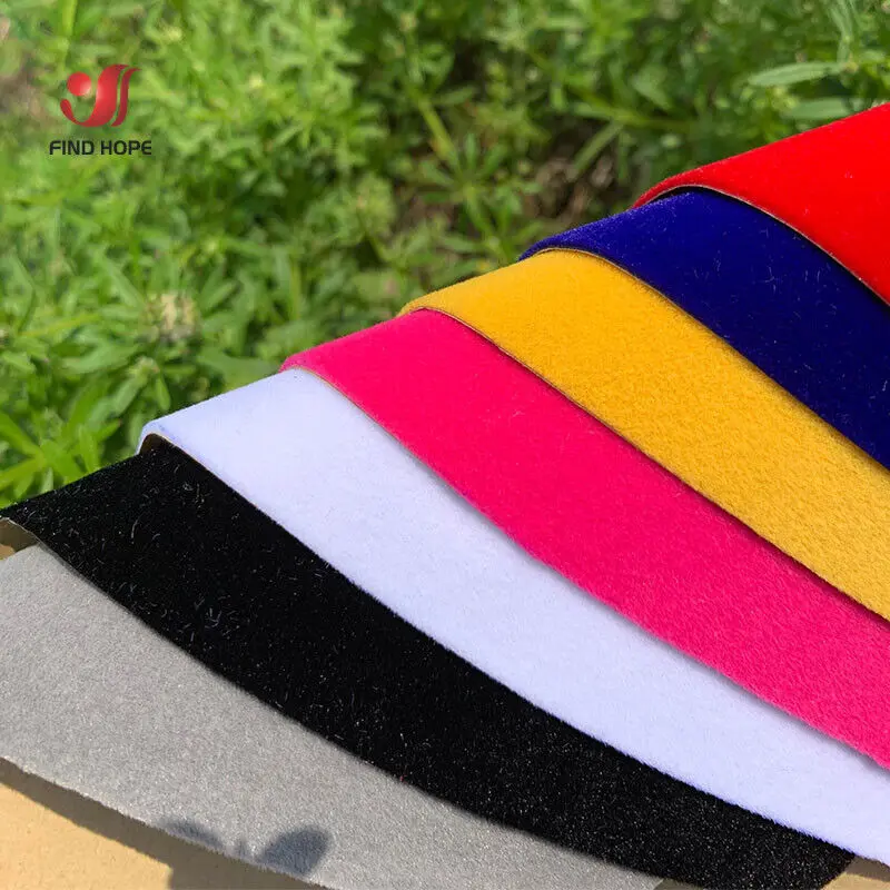 7.8in x 57in Self Adhesive Sticky Back Velvet Fabric Jewelry Wallpaper Craft DIY For Liner Drawer Book Decoration