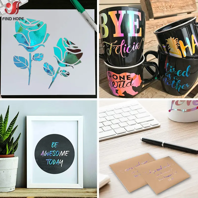 DIY Chameleon Craft Adhesive Permanent Vinyl Film Design Self Adhesive Sticker lettering Film Wall/Car Decal Xmas Cards 30*100cm