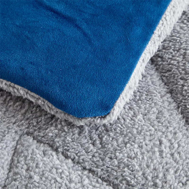 Winter Warm Comforter,Milk Velvet+imitatiom Lamb Cashmere,AB Side Thicken Quilt,Thickened Blanket,Full 200*200cm Стеганые одеяла