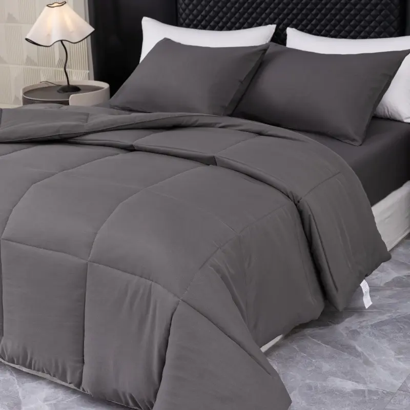 4/5pcs Comforter+Bed Sheet+Pillowcase Set,Soft Microfiber Thick Quilt Blanket For Four Season US Full Queen Size Drop Shipping