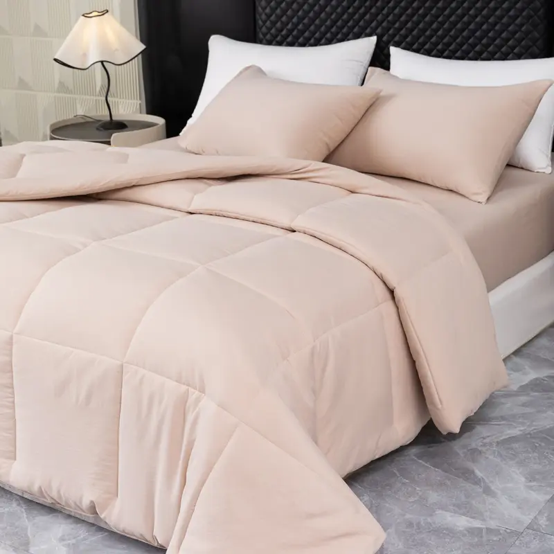 4/5pcs Comforter+Bed Sheet+Pillowcase Set,Soft Microfiber Thick Quilt Blanket For Four Season US Full Queen Size Drop Shipping