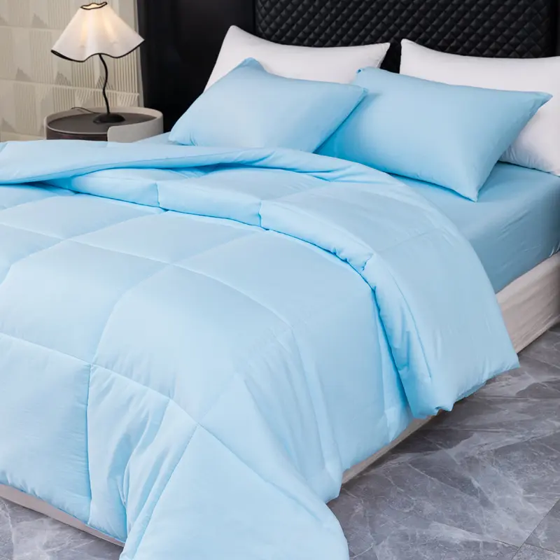 4/5pcs Comforter+Bed Sheet+Pillowcase Set,Soft Microfiber Thick Quilt Blanket For Four Season US Full Queen Size Drop Shipping