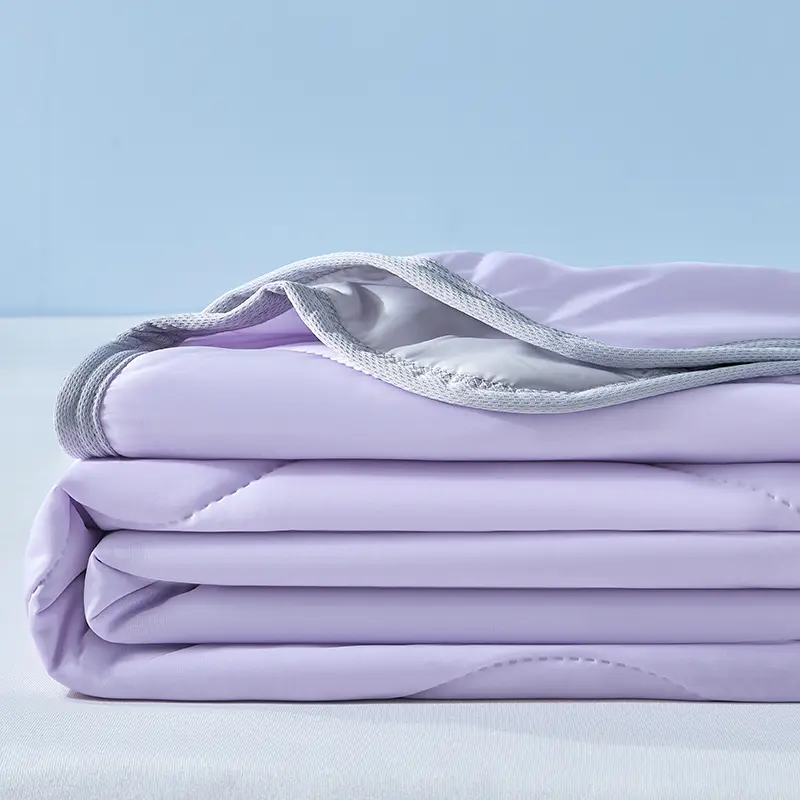 Japanese Cooling Blanket for Bed Soft Breathable King Size Summer Quilt Queen Air Condition Comforter Lightweight Cool Duvet