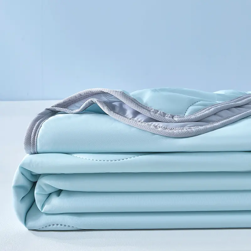 Japanese Cooling Blanket for Bed Soft Breathable King Size Summer Quilt Queen Air Condition Comforter Lightweight Cool Duvet