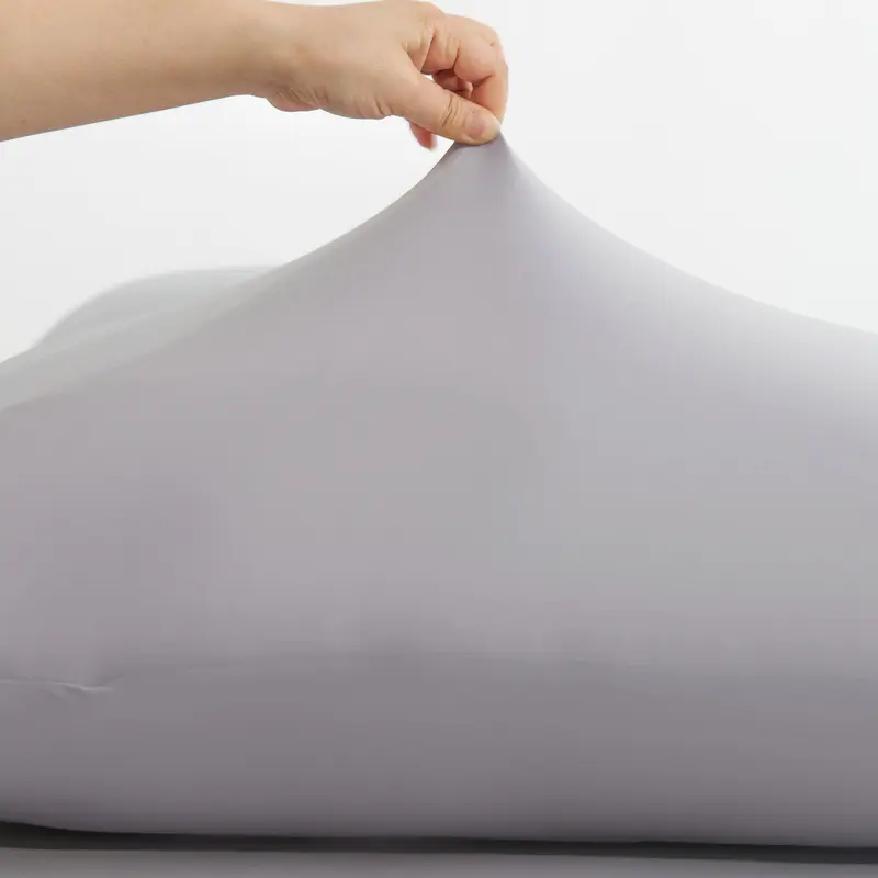 1pc Summer Cooling Fiber Fitted Sheet,Mattress Cover,360 Elastic Bed Sheet,Solid Bed Linens For Single Double Bed drop shipping