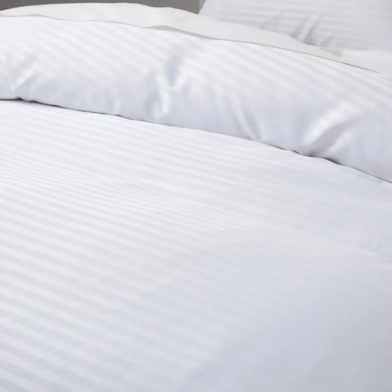 Hotel Jacquard Stripe Duvet Cover Set,Khaki Quilt Cover+pillowcase,2/3pcs Home Bedding US/EU/AU Twin King No Sheet Drop Shipping