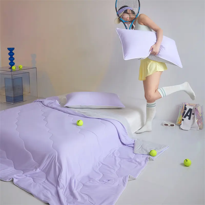 Cooling Blanket for Bed Silky Air Condition Comforter Cooled Summer Quilt Double Side Cold&Cooling Fabric Drop Shipping 150*200