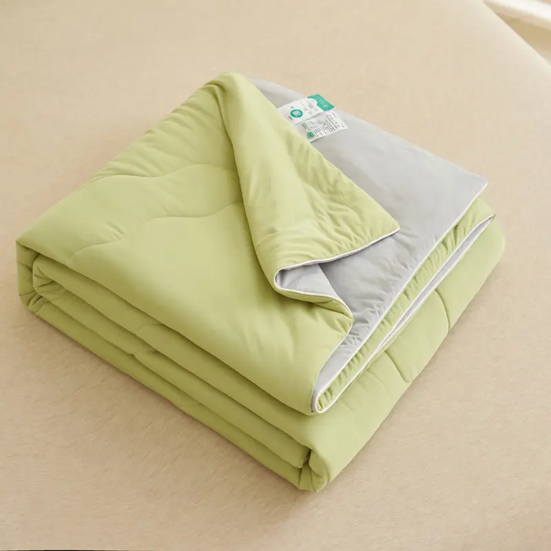 Summer Cooling Air Conditioning Quilt,Cool Feeling Thin Quilt,AB Side Candy Solid Thicken Blanket For Kids Adults Full 200*230cm