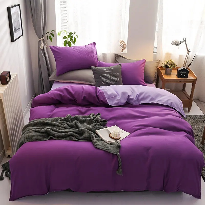 Drop Shipping Duvet Cover Set Pillow Case Bed Sheet AB Side Quilt Cover Boy Kid Teen Girl Bedding Linens Set King