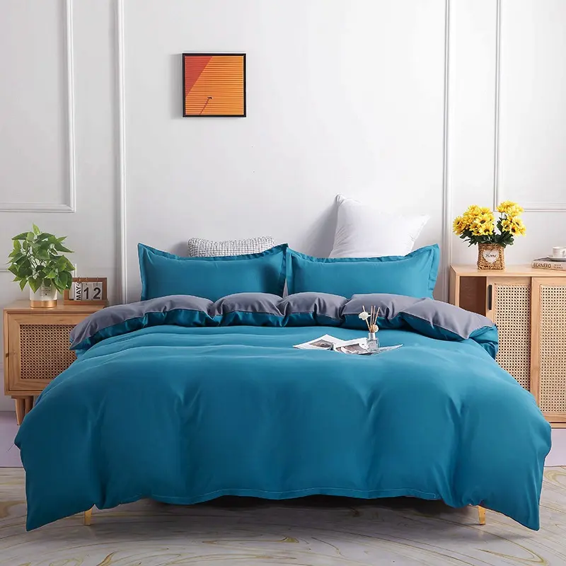 Drop Shipping Duvet Cover Set Pillow Case Bed Sheet AB Side Quilt Cover Boy Kid Teen Girl Bedding Linens Set King