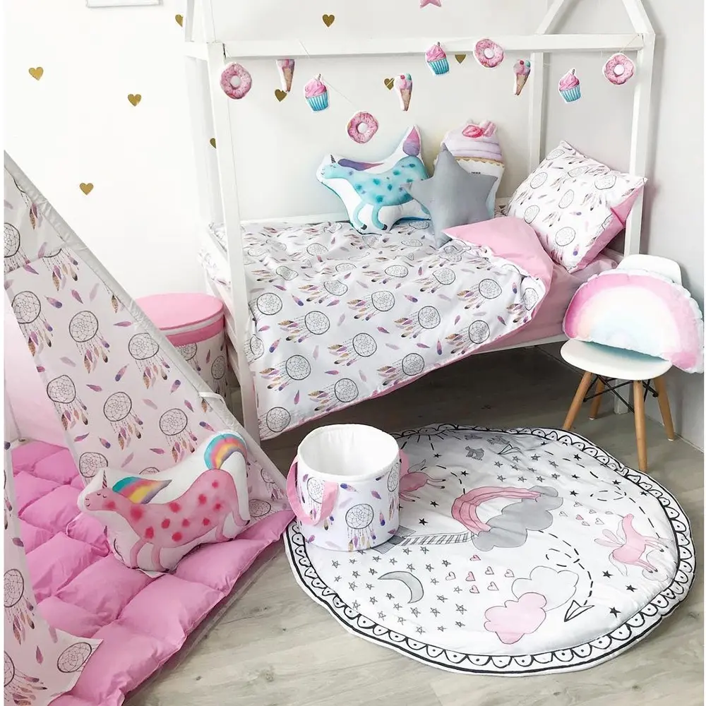 Kids Play Mat 100% cotton 90*90cm New Arrived Baby Game Carpet