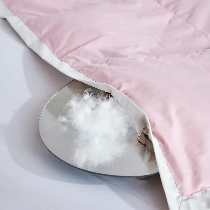 Duvet,Luxury Fluffy Goose Down Comforter,Ultra Soft Light Weight Hotel Home Summer Quilt,Washable Lyocell+Cotton Face,queen King