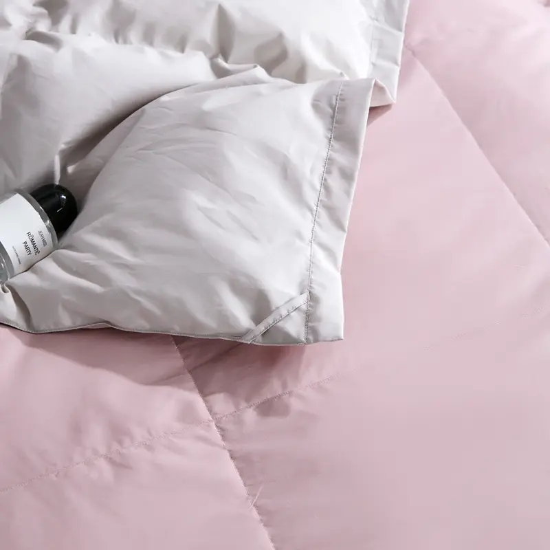 Duvet,Luxury Fluffy Goose Down Comforter,Ultra Soft Light Weight Hotel Home Summer Quilt,Washable Lyocell+Cotton Face,queen King