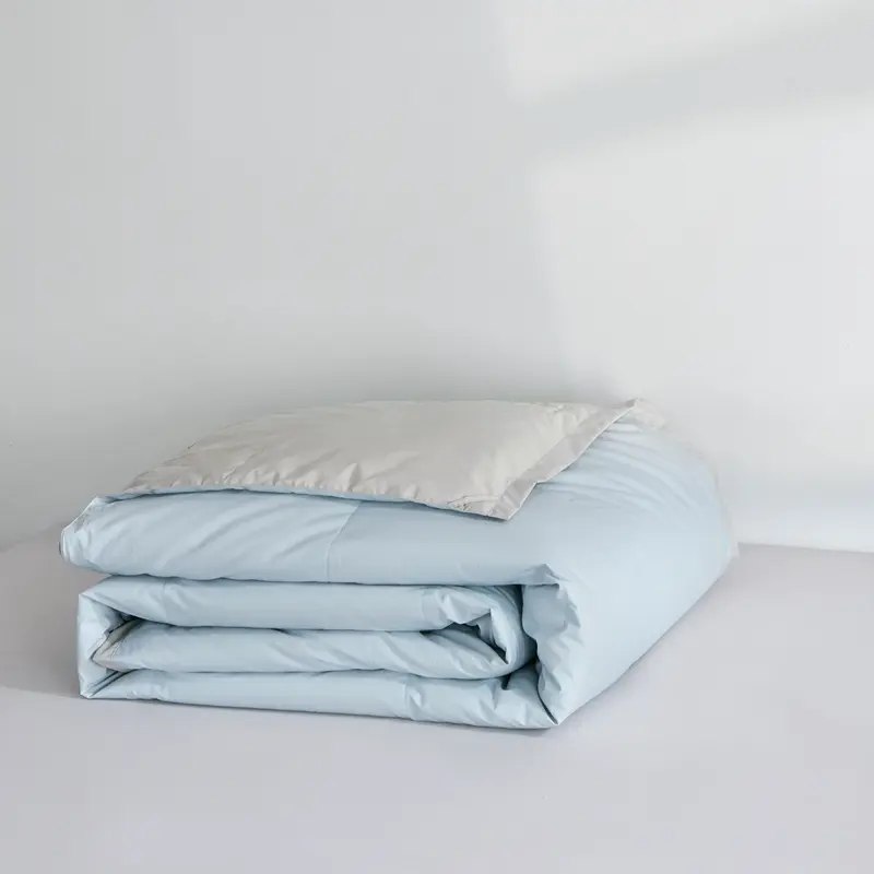 Duvet,Luxury Fluffy Goose Down Comforter,Ultra Soft Light Weight Hotel Home Summer Quilt,Washable Lyocell+Cotton Face,queen King